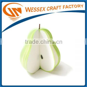 2014 fruit shape design memo pad for office