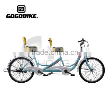 Hongjin 24'' Tandem Bicycles/ High Carbon Steel Tandem Bikes