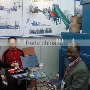 Plastic recycling machinery