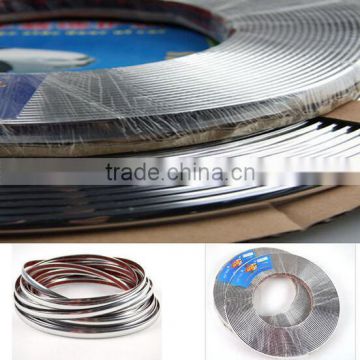 Different size Auto body chrome stripe /decorative chrome stripe /car Stripe