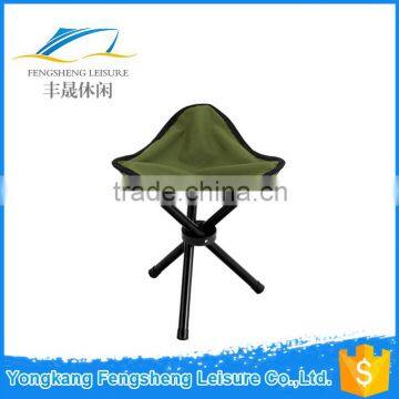 Small canvas folding step stool chair/folding fishing three legged stool