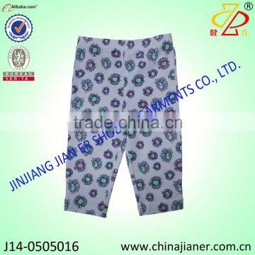 new arrival top quality straight style print cotton baby pants baby clothes