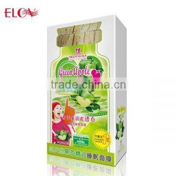 Green apple moisturizing&whitening skincare sleeping mask