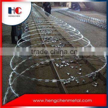 Razor barbed iron wire mesh (factory)