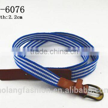 Webbing Belt With Pu Strap photo-2