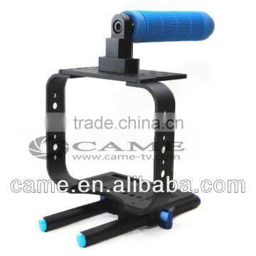 DSLR BMCC Kit 15mm Rod Cage P rotection Brackets Top Handle Baseplate Mount