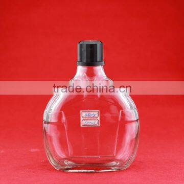 New design round liquor bottle water bottle frosted vodka bottle