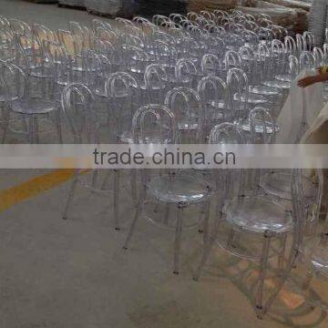 clear/transparent pc/pp thonet/vienna dinning chair