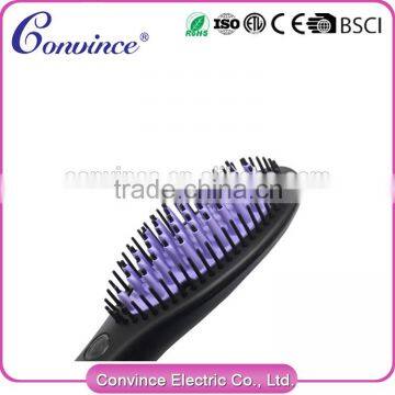 New products 2016 Hair Straightening Brush electric,ceramic straightener High Quality