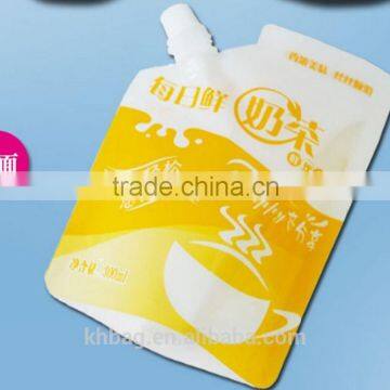 Plastic food grade standing spout pouch made in China