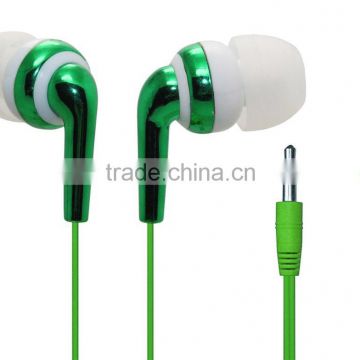 fashion colorful earphones in ear earbuds good sound wired earbuds high quality for mobile phone