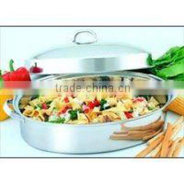 Oval Roaster With Steel Lid
