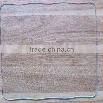 customized irregular shaped clear glass