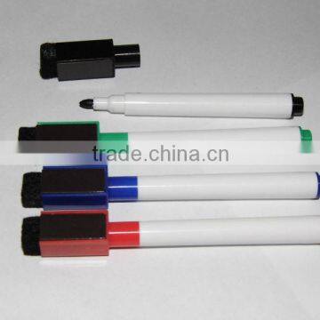 mini magnetic whiteboard marker with brush