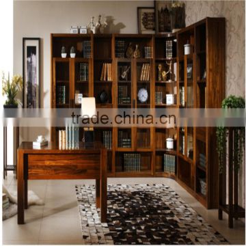 Antique American Style L Shape Bookcases