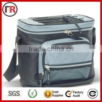 600D polyester cooler bag for wine with handle