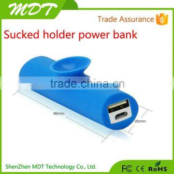 Cylinder 2600mah lipstick power bank mini usb portable lipstick powerbank
