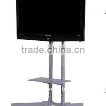 Junnan cheap tv stand with wheels rotation