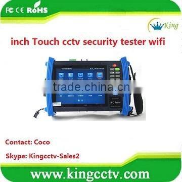 new cctv testing for ip camera monitor touch screen DC12V cctv security test Equipment ipc PTZ tester wifi (HK-TM806IPC)