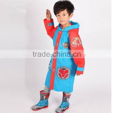2016 New Design Hot Sale Oem Korean Students Cartoon Clear Rain Coat photo-5