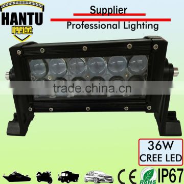 4D led light bar 36w 10.5 inch double row led headlight for jeep