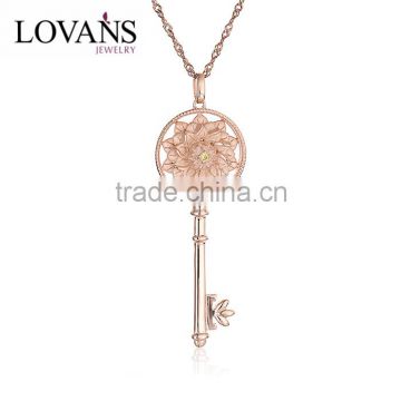 2016 High Quality Rose Gold Plated Modern Pendant Light Stone Pendant