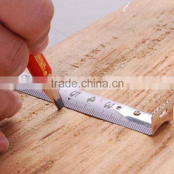 Self Lock Steel Meausure Tape With Embossed Tape/duble Side Tape Retractable Measuring Tools photo-4