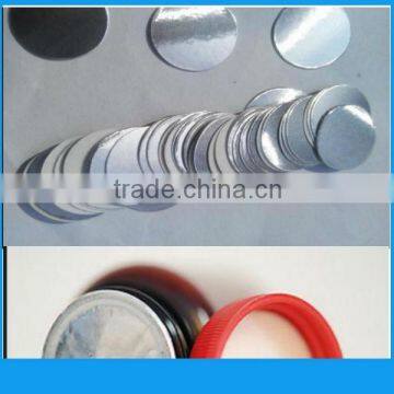 Aluminum Foil Inner Seal Liner Induction Bottle Cap