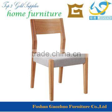 popular modern design coffee shop chair, factory supplyingwood frame fabric upholstery chair