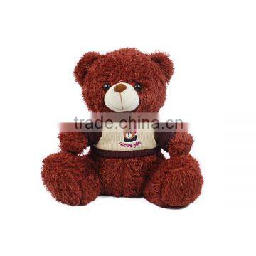 Very cute stuffed bear with clothes