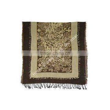 Fancy Wool Embroidery Shawls