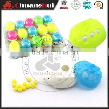 Plastic Hedgehog Bottle with Candy, Cartoon Bottle Candy