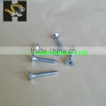 Coating Black/grey/white Trumpet Head Screw for Drywall
