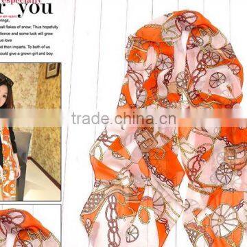 Fashion Cheap Chiffon Scarf,bulk Wholesale Silk Scarf,custom Scarf