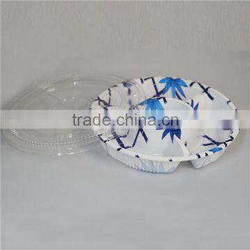 SM1-2118ZY-B Clear Eco-friendly Packaging PS Round Party Tray photo-3