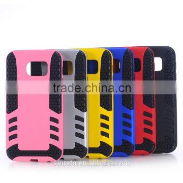 Bumper Football Texture Rocket Back Cover Cases for Samsung Galaxy s6