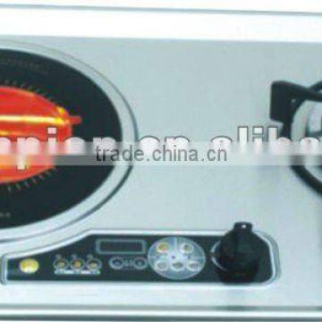 gas and electric cooktop
