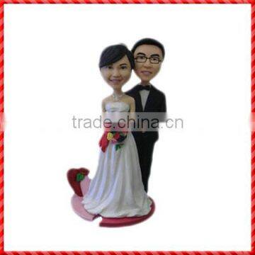 High qualityC customized couple bobble heads