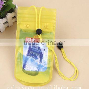 Colour colourful waterproof bag for protect mobile phone in play swimming dive ect.