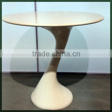 New design hot selling White Fiberglass Side Table