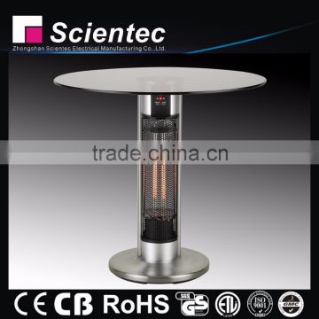 Electric Far Infrared Remote Control Outdoor Table Heater 1600W CE/GS/EMC/RoHS Approved Garden Heater