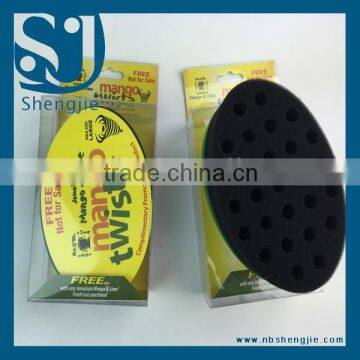 Trade Assurance Factory for Sale Magic Hair Twist Sponge for Black Men Sponge Brush for Hair Made Black curly hair Sponge