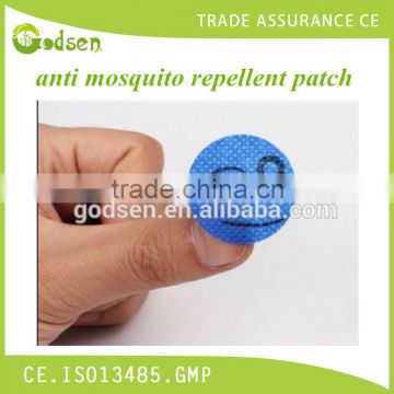 high qulity pure natural citronella oil anti mosquito patch,environment-friendly anti mosquito repeller,website:godsen22