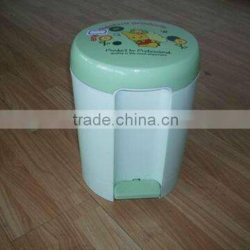 high quality new design small the foot pedal plastic dustbin injection mould