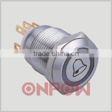 03 customized metal push button switch GQ16