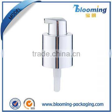 Hot sale make up fical cream pump cream head for liquid bottle