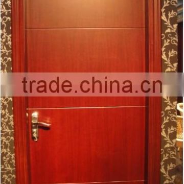 painted single wooden veneer door with jambs low price latest design