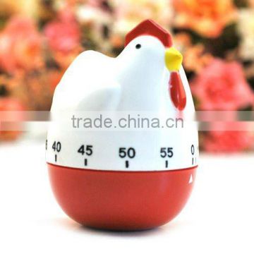 60 minutes plastic mechanism kitchen timer, chicken character