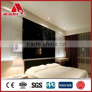 Solid/Metallic Color Glossy Aluminum Composite panel for interior decoration metal acp sheets