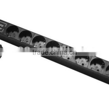 Hot selling PDU aluminum cover 8 -way Power Strip Surge Protector